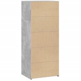  Visoka komoda siva boja betona 50x41x124 cm konstruirano drvo | Eponuda.ba