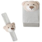 Interbaby zvečke za ruke i stopala, Medo sivi | Shoptok.si