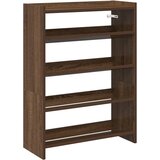 Maison Chic Regal za čevlje - Polica za čevlje rjav hrast 60x25x81 cm inženirski les, (21776631) Cene