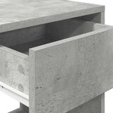  Noćni ormarići s ladicom 2 kom beton sivi 35x34x66,5 cm | shoptok.hr