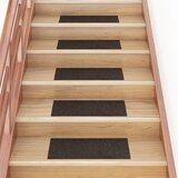 vidaXL Samoljepljivi otirači za stepenice 15 kom 60 x 25 cm tamnosmeđi Cijene