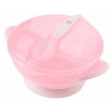 Kikka Boo Činija sa vakumom i kašičicom Feedy Pink ( KKB40152 ) | ePonuda.com