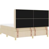 Box spring krevet s madracem Krema 180 x 200 cm tkanina | shoptok.hr