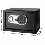 Herzberg HG-03855 elektronska sef 8,5 l z digitalno ključavnico | Shoptok.si