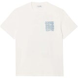 Lacoste Logo Graphic T-Shirt White/Blue Bijela | shoptok.hr