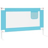  Sigurnosna ograda za dječji krevet plava 120 x 25 cm od tkanine | shoptok.hr