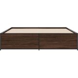  Okvir za krevet boja hrasta 180x200cm konstruirano drvo i metal | shoptok.hr
