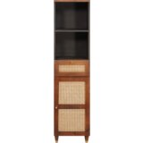 vidaXL Smeđa 38 x 33.5 x 160 cm Čvrsto drvo manga, inženjersko drvo | shoptok.hr