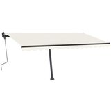  Samostojeća tenda na ručno uvlačenje 400 x 350 cm krem | shoptok.hr