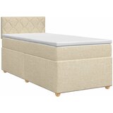  Boxspring krevet s madracem Krem 80 x 200 cm Tkanina | shoptok.hr