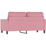  Kavč dvosed roza 140 cm žamet | Shoptok.si
