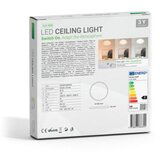 Greentech Okrugla stropna LED svjetiljka CLE-50W (50 W, Ø x V: 50 cm x 42 mm, Drvo, Bijela, Topla bijela) | shoptok.hr