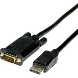 Value DisplayPort / VGA adapterski kabel DisplayPort vtič\, VGA 15-polni vtič 1.00 m črna 11.99.5800 DisplayPort kabel, (20415332) Cene