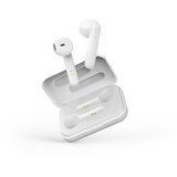 Streetz True Wireless Stereo slušalke z ovitkom za polnjenje, pol-in-ear, BT 5, mat bele | Shoptok.si