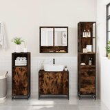  3-dijelni set kupaonskog namještaja boja hrasta drveni | shoptok.hr