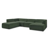 Bobochic Paris Zelena kutna garnitura (s lijevim kutom/u obliku slova "U") Megeve – | shoptok.hr