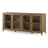 Marckeric Vitrina iz masivnega bora v naravni barvi 186x80x40 cm Alessandra – | Shoptok.si