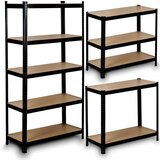  Metalni stalak za odlaganje 180 x 90 x 40 cm Humberg HR-813 crni | shoptok.hr