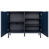 noo.ma Temno modra komoda z luknjo za kable 120x88x50 cm Suumo – | Shoptok.si