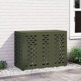 vidaXL Maslinasta zelena Metal 110 x 50 x 80 cm | shoptok.hr