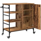  Kuhinjski kolica Staro drvo 87.5 x 38.5 x 84.5 cm | shoptok.hr