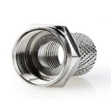 Gembird CON-FC-001RING ** f male connector for RG6 cable, 6.6mm, zinc,with water proof ring - min.25kom(9) Cene