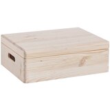 ZELLER drveni sanduk (40 x 30 x 14 cm, bor) Cijene