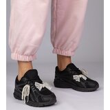  Black sneakers with detachable decorations Lekrus | Shoptok.si