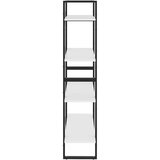 Ormarić za knjige s 4 razine bijeli 80 x 30 x 140 cm od iverice | shoptok.hr