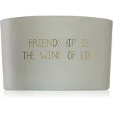My Flame Fig's Delight Friendship Is The Wine Of Life dišeča sveča 13x9 cm
