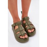 Boto Women's platform sandals green Nitavelia | Shoptok.si