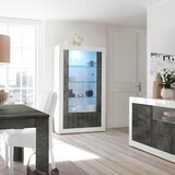LC Mobili Moderna vitrina z 2 vrati 110x191 cm URBINO 209035-06OX Cene