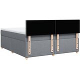  Krevet s oprugama i madracem svjetlosivi 180x200 cm od tkanine | shoptok.hr