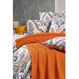 Mila Home Narančasti pamučan prekrivač 220x240 cm Waffle – | shoptok.hr