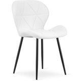 Mango stolica - bijela eko koža / crne noge x 1 | shoptok.hr