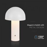  LED prigušiva punjiva stona lampa LED/1W/5V 3000-6000K 1800 mAh bela | Eponuda.com