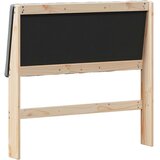  Tapecirani uzglavlje Tamno siva 100 cm Čvrsto borovo drvo | shoptok.hr