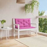  Jastuci za vrtnu klupu 2 kom ružičasti 100x50x7 cm tkanina | shoptok.hr