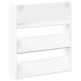  Zidni ormarići za cipele 2 kom bijeli 80 x 18 x 90 cm drveni | shoptok.hr