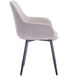 Livetastic Set Stolov Bouclé, Rjavosiva, 2-Delni | Shoptok.si