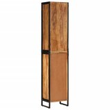  Kupaonski ormarić 40x27x190 cm željezo i masivno bagremovo drvo | Eponuda.com