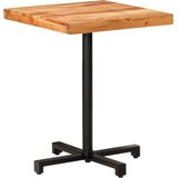 Bistro stol četvrtasti 60 x 60 x 75 cm masivno bagremovo drvo Cene