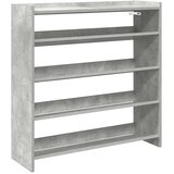  Stalak za cipele boja betona 80x25x81 cm konstruirano drvo | shoptok.hr