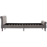  Posteljni okvir siv žamet 120x200 cm | Shoptok.si