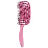 INF Ergonomska ukrivljena krtača z zračnikom za masažo lasišča Pink, (5000202992) | Shoptok.si