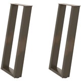  Noge za konzolni stol u obliku slova U 2 kom prirodni čelik 28 x (72-73) cm čelik - Prirodna 28 x (72-73) cm 1 | shoptok.hr