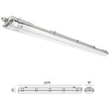  LED tehnička fluorescentna svetiljka T8 2xG13/18W/230V 5000K IP65 127 cm | Eponuda.com