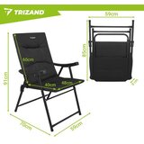 Trizand sklopive kamping stolice 2 kom – udobne stolice za kampiranje, ribolov i vrt | Shoptok.si