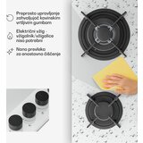 Klarstein Plinska kuhalna plošča Velaire, 4-gorniki z električnim vžigom, združljiva z zemeljskim plinom in utekočinjenim naftnim plinom, 8000 W, 60 cm | Shoptok.si