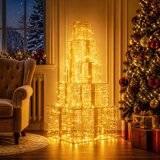  Božićne svjetleće kutije na slaganje 250 LED lampica Slike